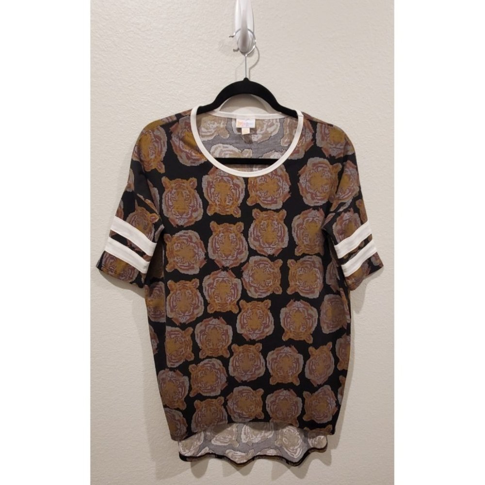 LULAROE Irma Tunic Top Tigers Print